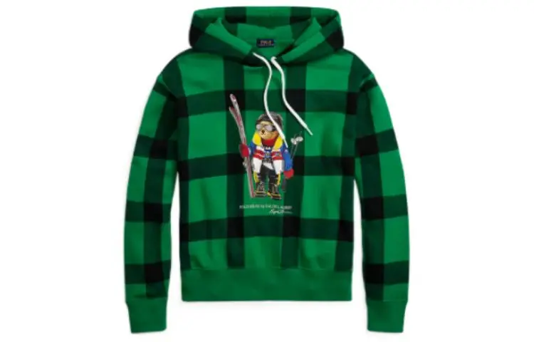 Polo Ralph Lauren Polo Bear FW22 Sweatshirt Loose Fit Women's Green