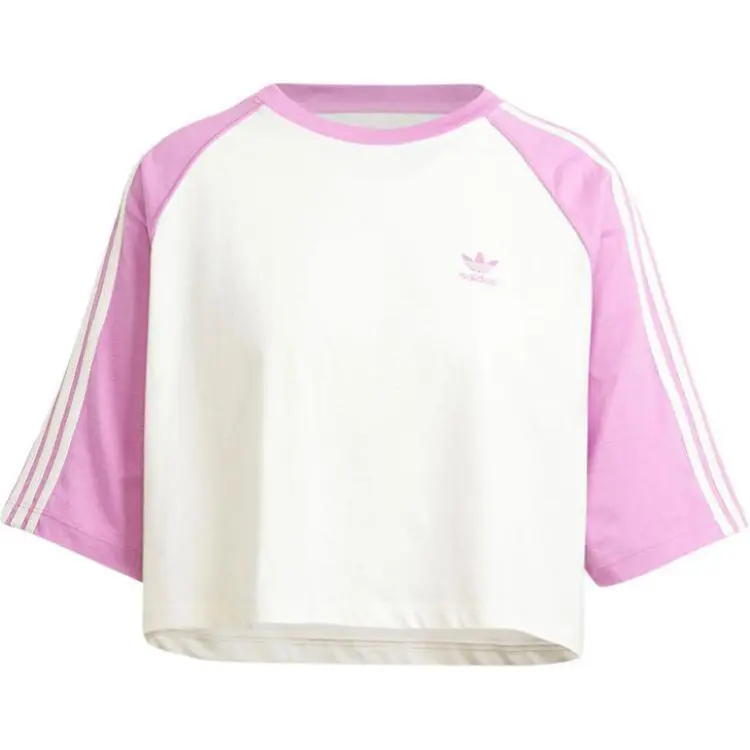 Adidas Originals ADICOLOR T Shirt Women's White/Dark Purple