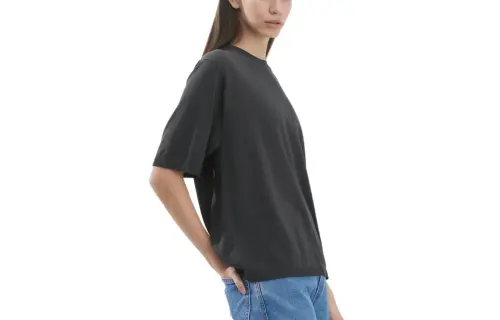 UNIQLO Knitwear Women's Dark Gray Crew Neck Moderate Other