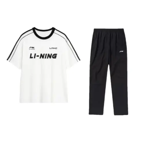 Li Ning Casual Sportswear Men's Crew Neck Moderate