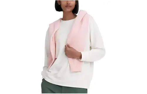 UNIQLO Knitwear Women's Ivory Crew Neck Moderate Other