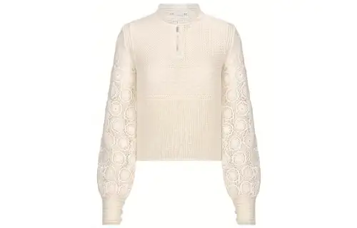 Christian DIOR Embroidered Cut Out Jumper