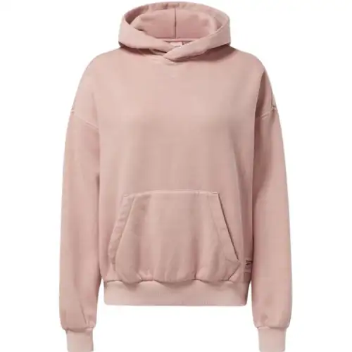 Reebok Sweatshirts Women's Pink Hooded Moderate Regular