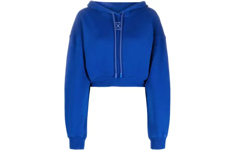 OFF-WHITE Drawstring Long-Sleeved Hoodie