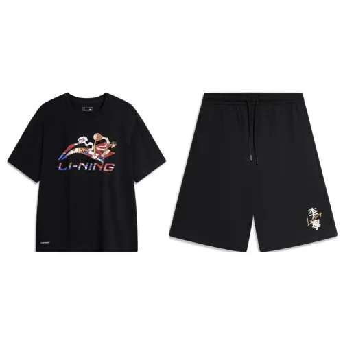 Li Ning Casual Sportswear Men's Crew Neck Moderate
