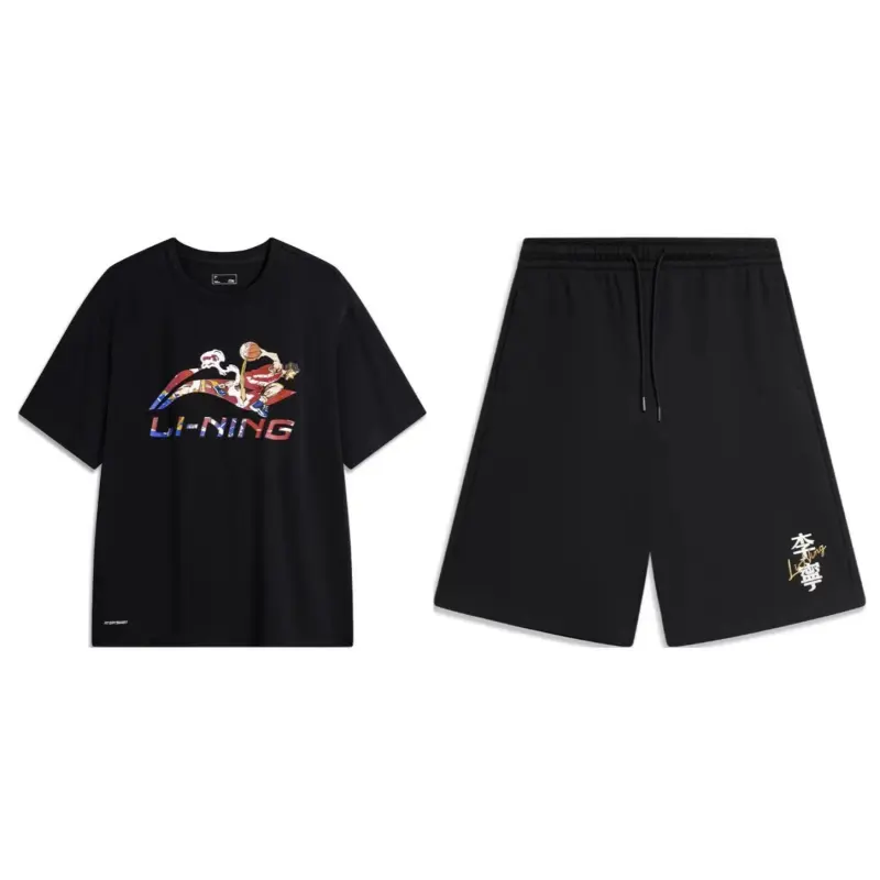 Li Ning Casual Sportswear Men's Crew Neck Moderate