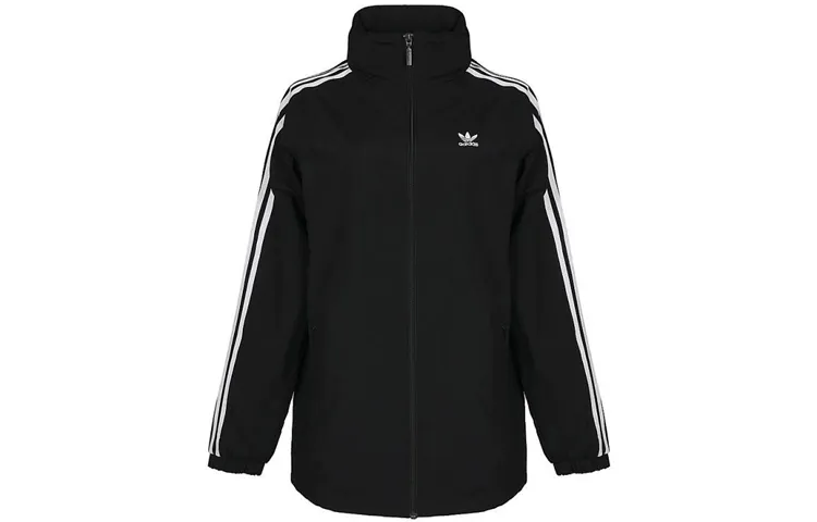 Adidas Originals Jackets Women's Black Hooded (Non-detachable) Moderate Straight Fit