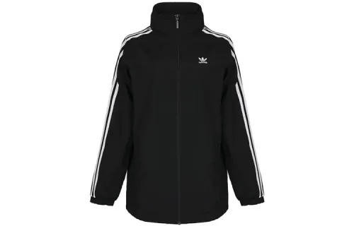 Adidas Originals Jackets Women's Black Hooded Moderate