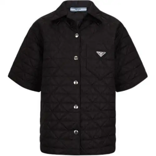 PRADA Re Nylon Shirts Women's Black Moderate