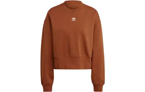 Adidas Originals Sweatshirts Women's Rusty Gray Crew Neck Moderate Regular