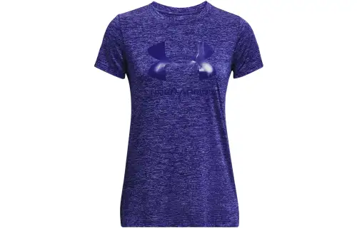 Under Armour T Shirts Women's Purple Crew Neck Moderate Straight Fit