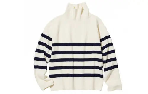UNIQLO Knitwear Women's Ivory Turtleneck Moderate Other