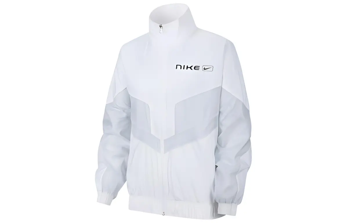 Nike Jackets Women's White Stand Collar Moderate Other
