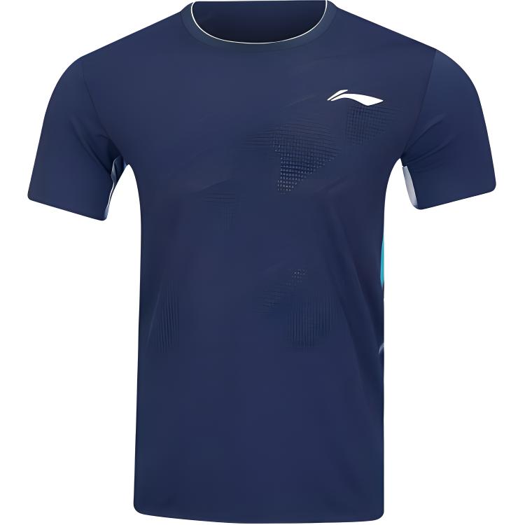 Li Ning Tennis Collection Badminton Jersey Unisex Dark Ship Blue