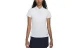 Nike Polo Shirts Women's Soccer Gray Polo Collar Moderate Straight Fit
