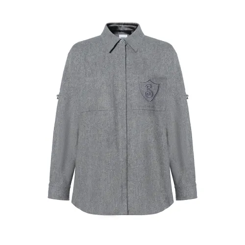 Burberry FW23 Shirt Women's Gray