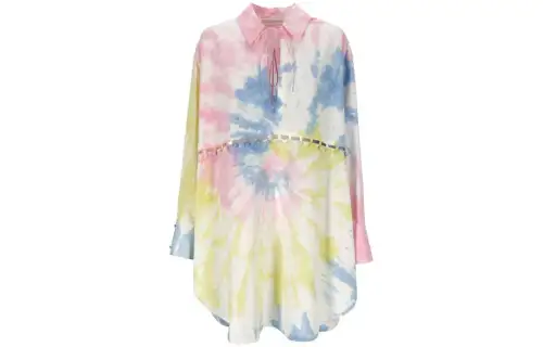 PALM ANGELS Tie Dyed Buttoned Shirt