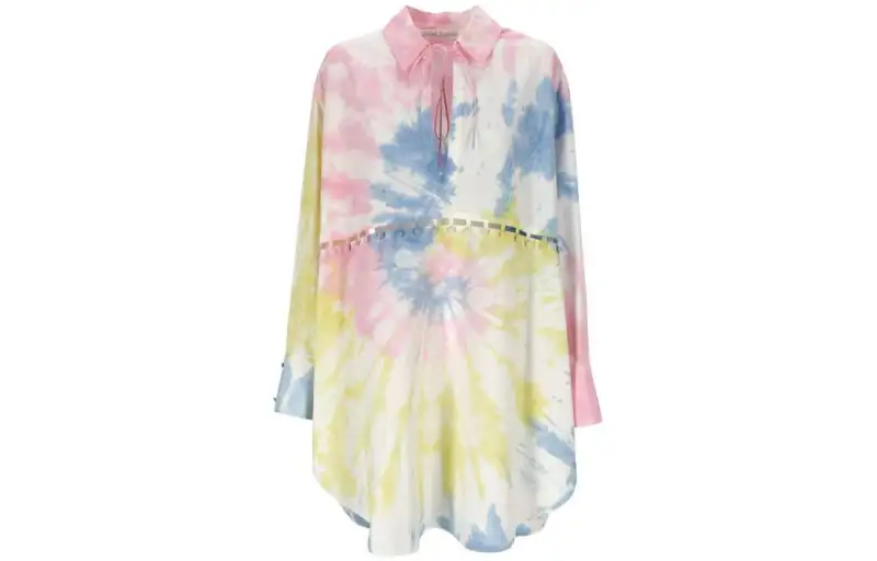 PALM ANGELS Tie Dyed Buttoned Shirt