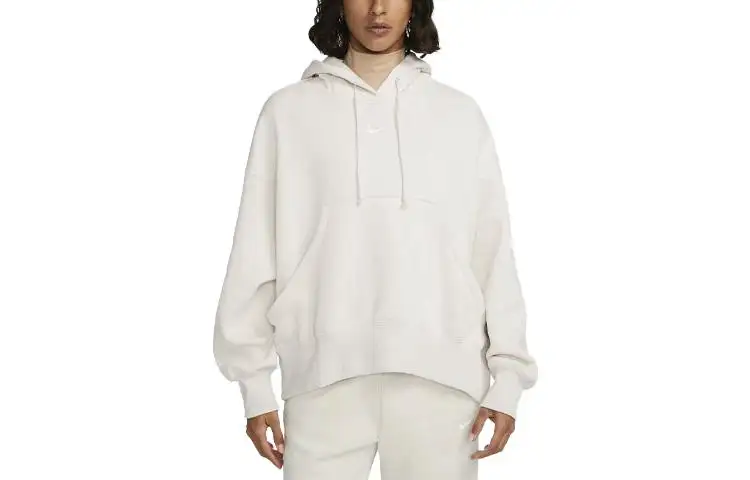 Nike Women's Oversized Pullover Hoodie Light Orewood Brown/Sail