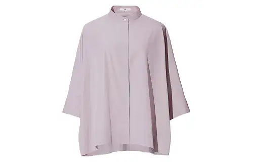 UNIQLO Shirts Women's 10 Pastel Pink Crew Neck Moderate Shirt