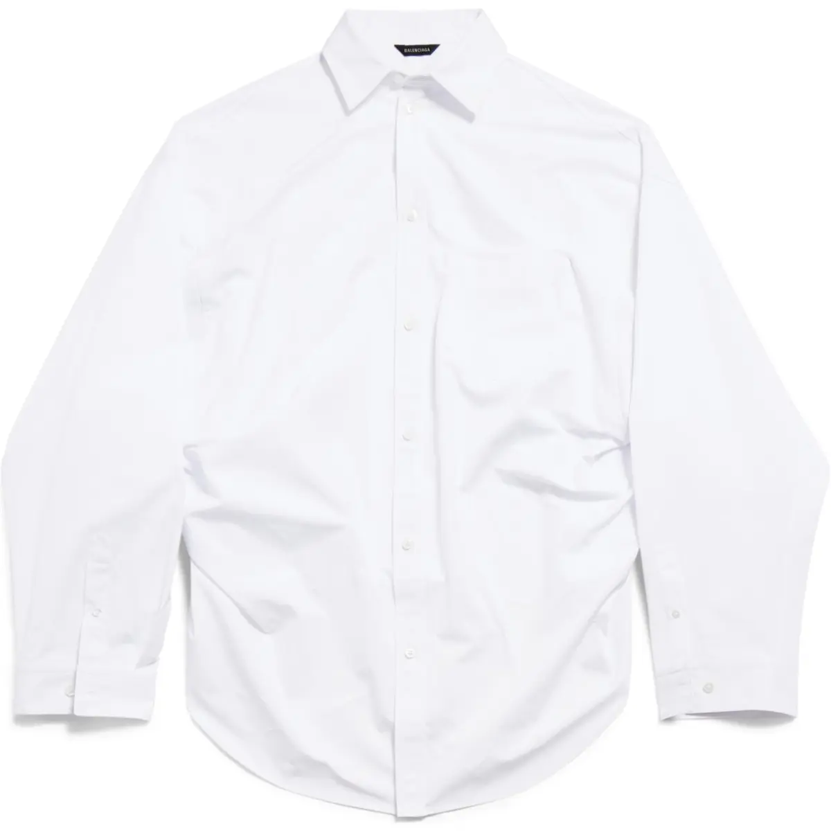 Balenciaga Collared Long Sleeve Shirt