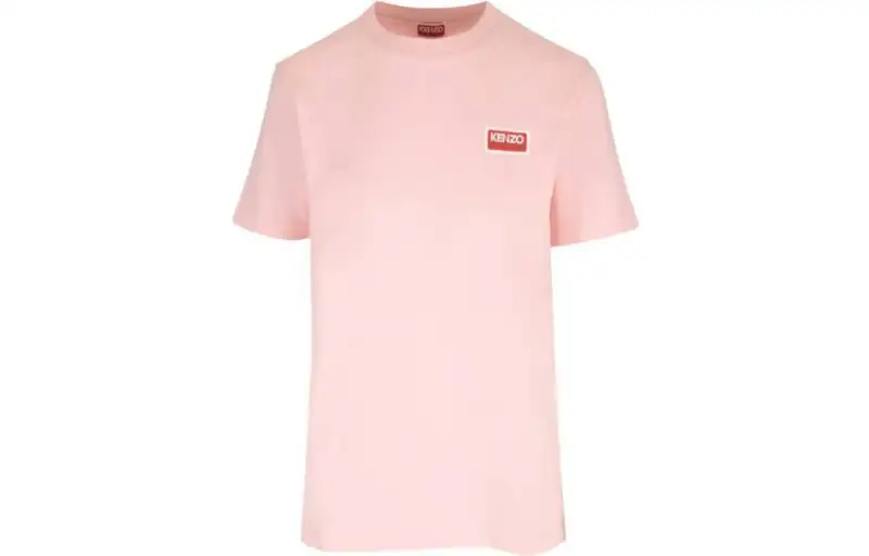 KENZO T Shirts Women's Pink Crew Neck Moderate Other