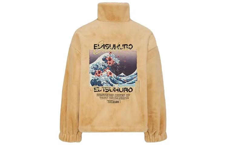 EVISU Jackets Women's Apricot Turtleneck Moderate Other