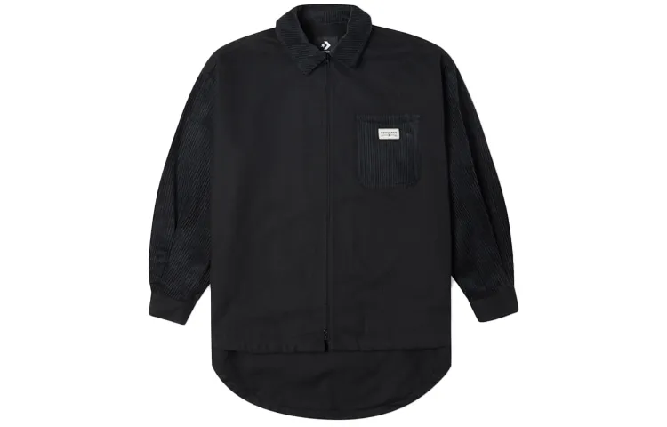 Converse Jackets Women's Ink Black Lapel Moderate Other