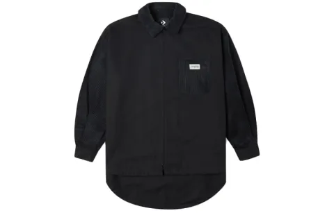 Converse Jackets Women's Ink Black Lapel Moderate Other