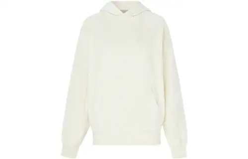 Fear Of God Essentials Sweatshirts Women's White Hooded Moderate Regular