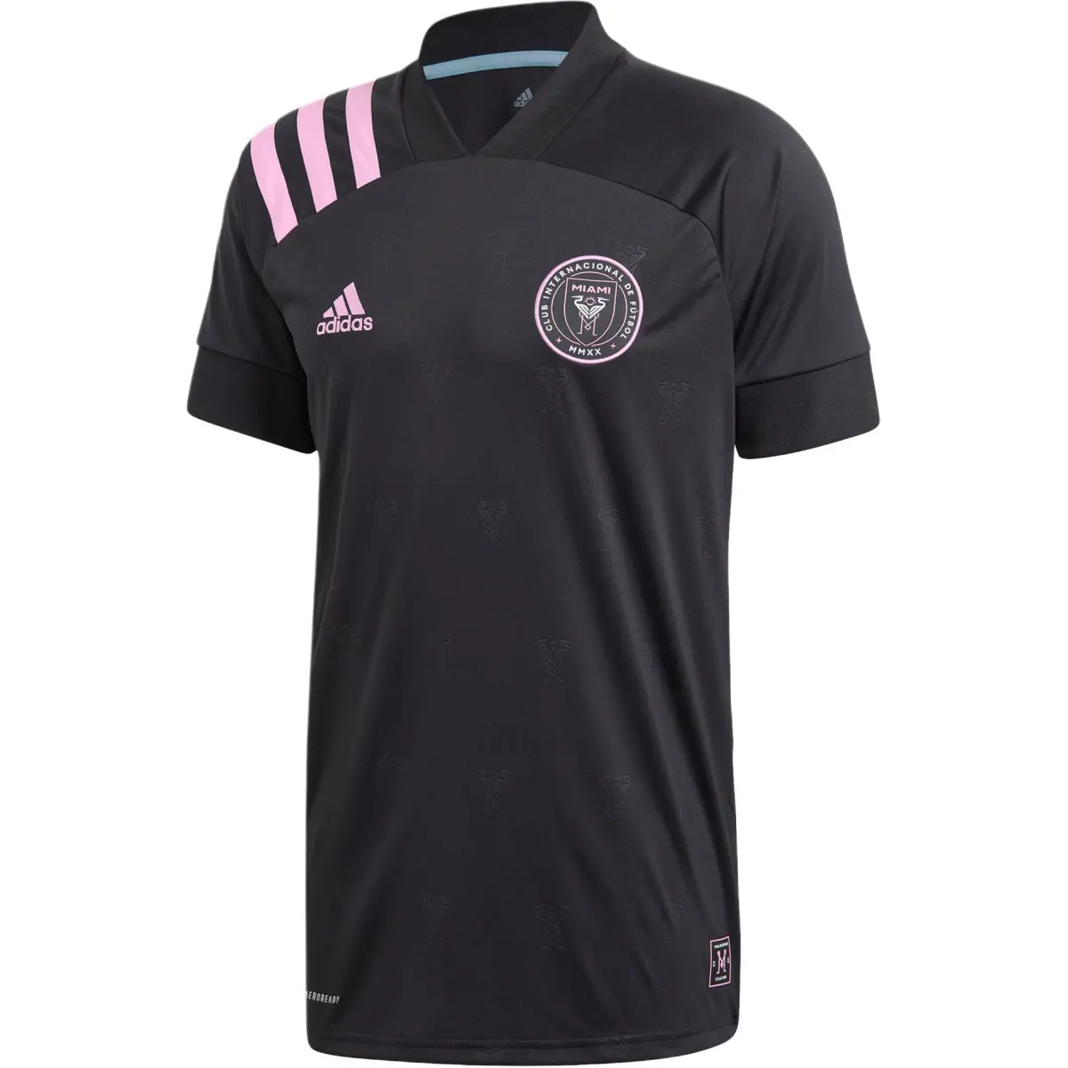 Adidas Inter Miami Soccer Jersey Men's Black/Transparent Pink