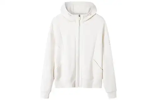 ANTA Variety Training Collection Sweatshirts Women's White Hooded Moderate Cardigan