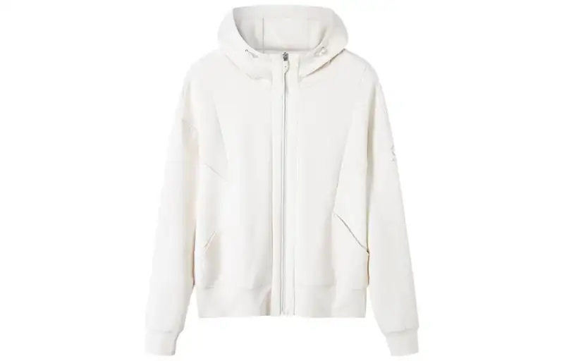 ANTA Variety Training Collection Sweatshirts Women's White Hooded Moderate Cardigan