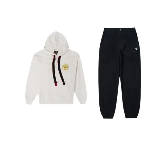 Converse Sweatshirt Sets Unisex Hooded Moderate