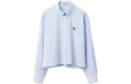 MIU MIU Shirt Women's Light Blue