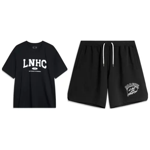 Li Ning Casual Sportswear Men's Crew Neck Moderate