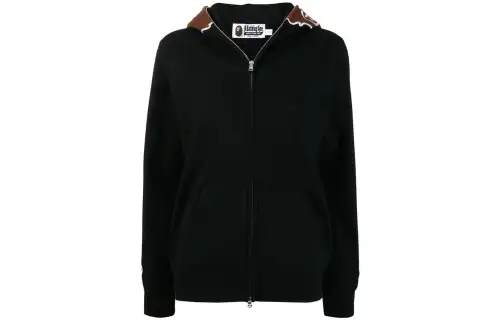A BATHING APE Bape Sweatshirts Women's Hooded Moderate Cardigan