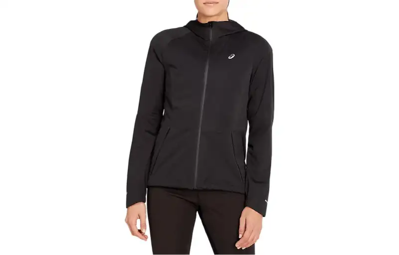ASICS Jackets Women's Black Hooded Moderate Other