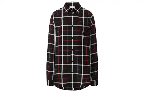 Balenciaga Shirts Women's Black Square Collar Moderate Other