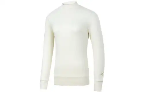 ANTA Sweatshirts Women's Vanilla White Crew Neck Thickened Regular