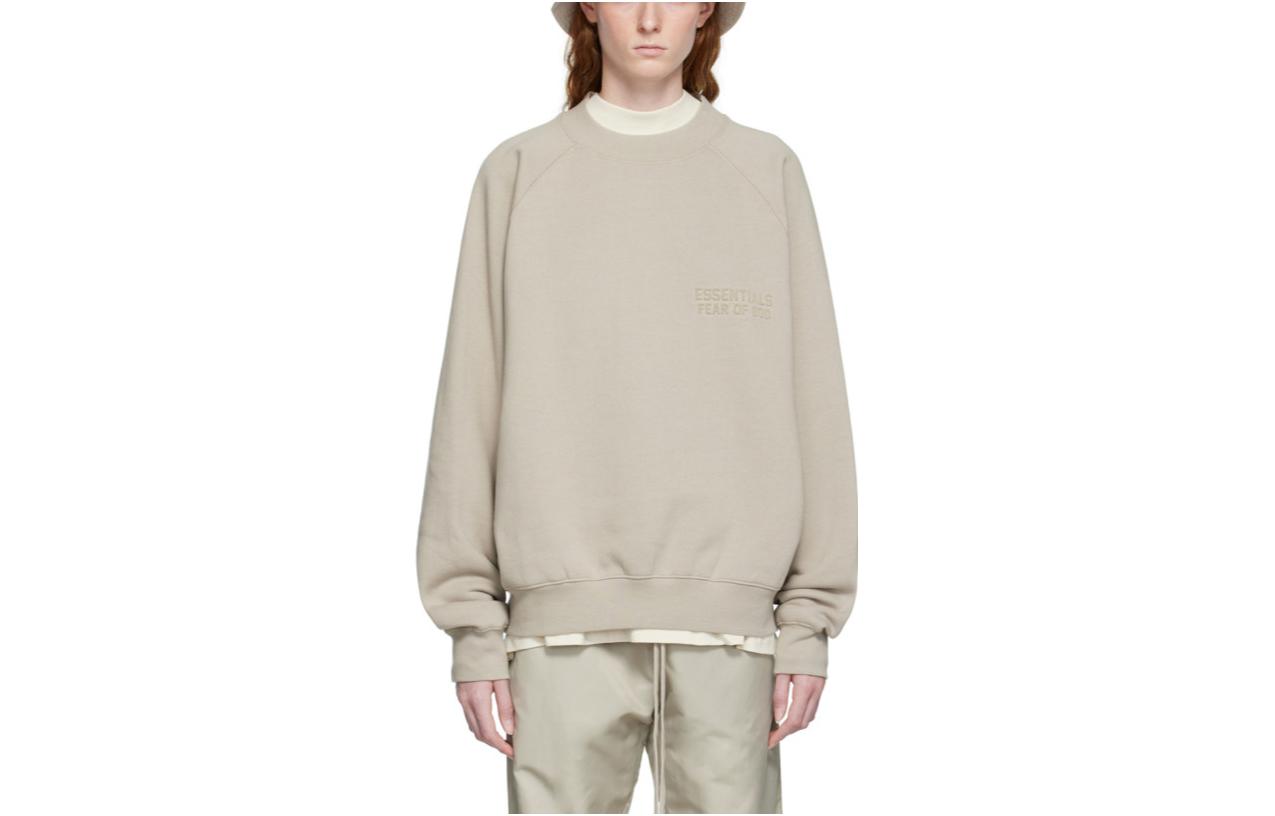 Женское худи Fear of God Essentials Crewneck (дымчато-серое)