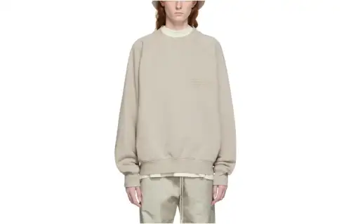Fear Of God Essentials Sweatshirts Women's Smoke Gray Crew Neck Moderate Other