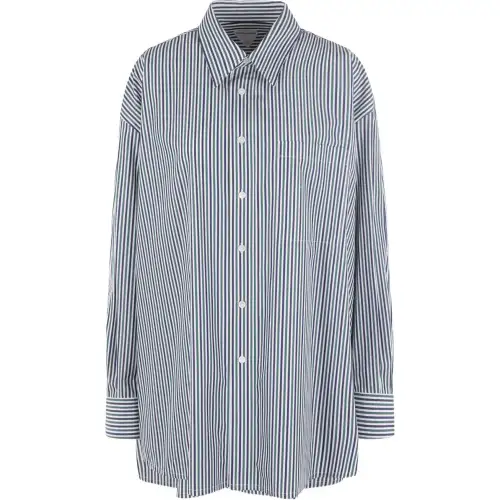 Bottega Veneta Striped Oversized Shirt
