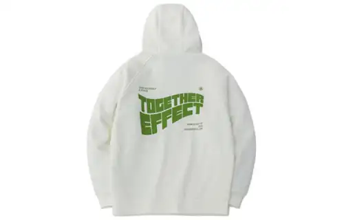 ANTA Sweatshirts Women's White Hooded Thickened Regular