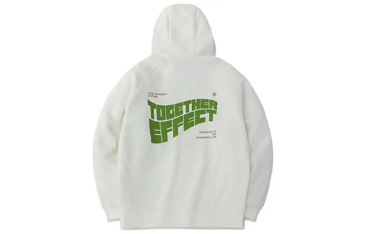 ANTA Sweatshirts Women's White Hooded Thickened Regular