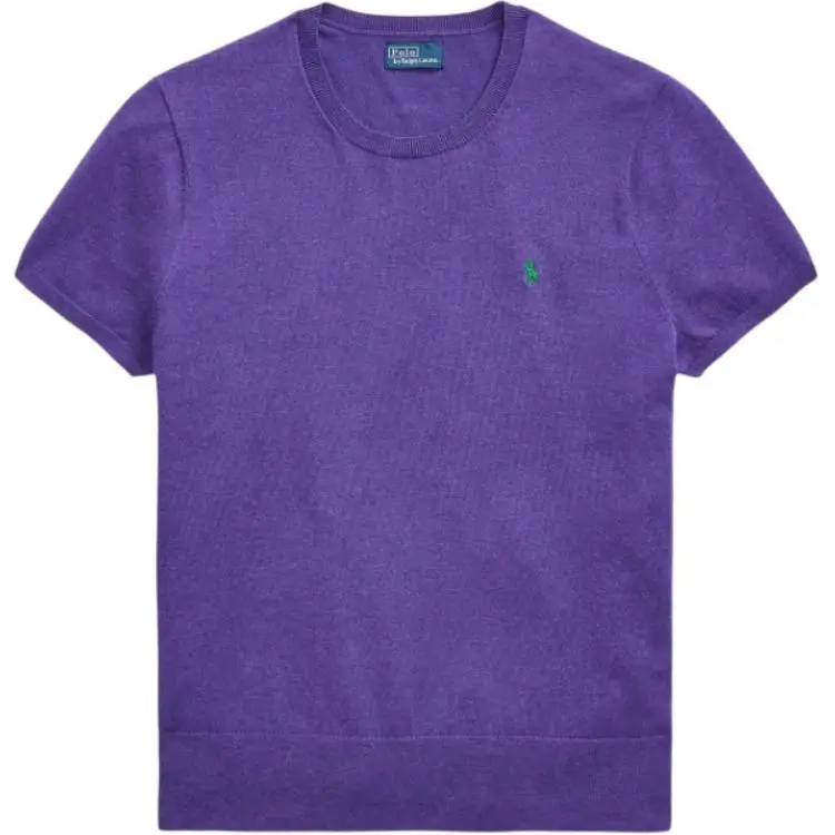 Polo Ralph Lauren FW24 Knitwear Loose Fit Women's Purple