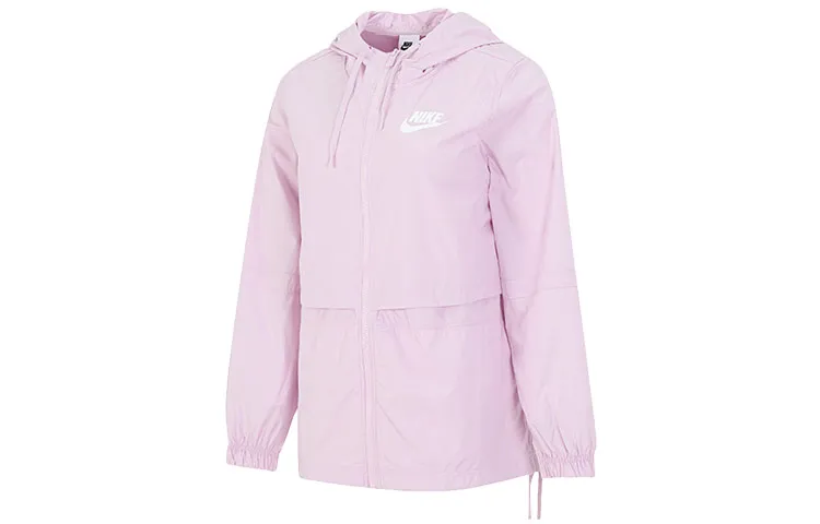 Nike Jackets Women's Pink Hooded (Non-detachable) Moderate