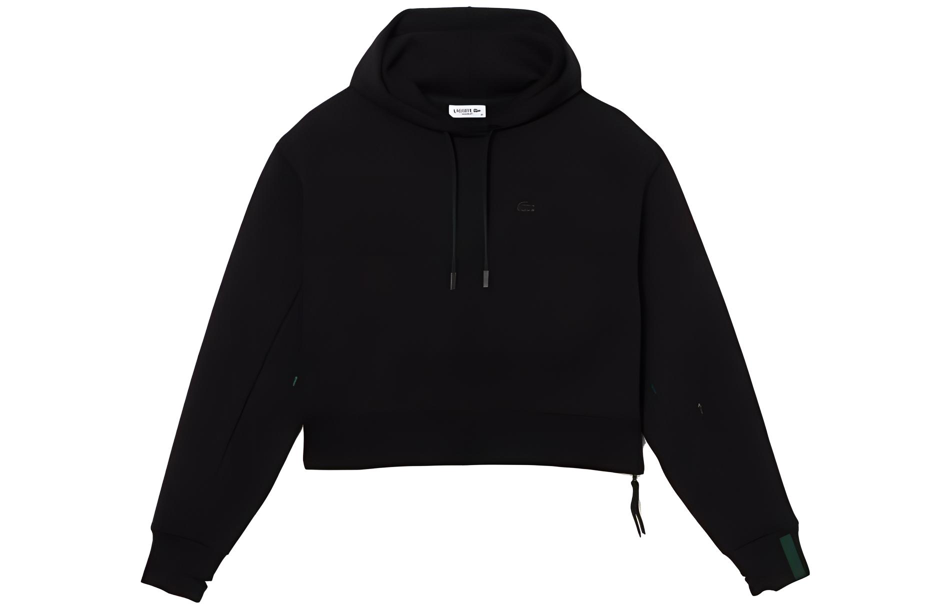 Женская худи LACOSTE (черная)