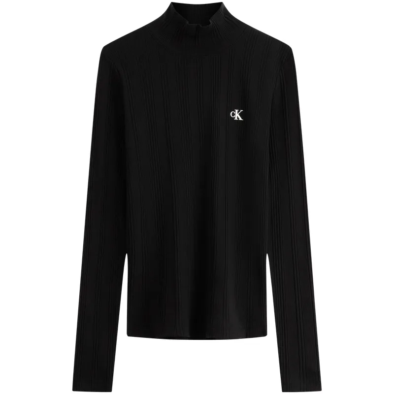 Calvin Klein T-Shirts Women's Half-Turtleneck Moderate