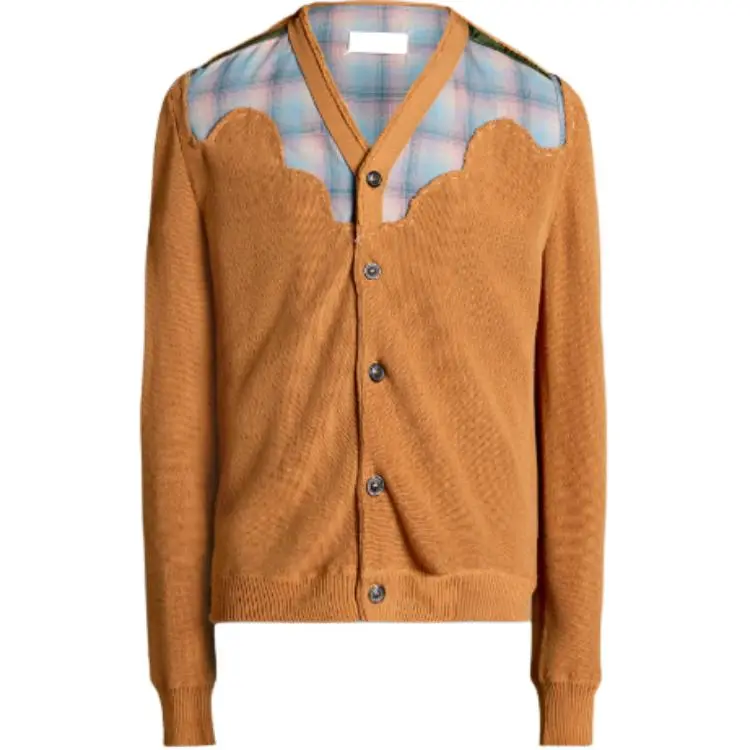Maison Margiela Pendleton Wool Cardigan